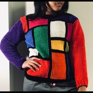 Multi-Colored 90s Sweater